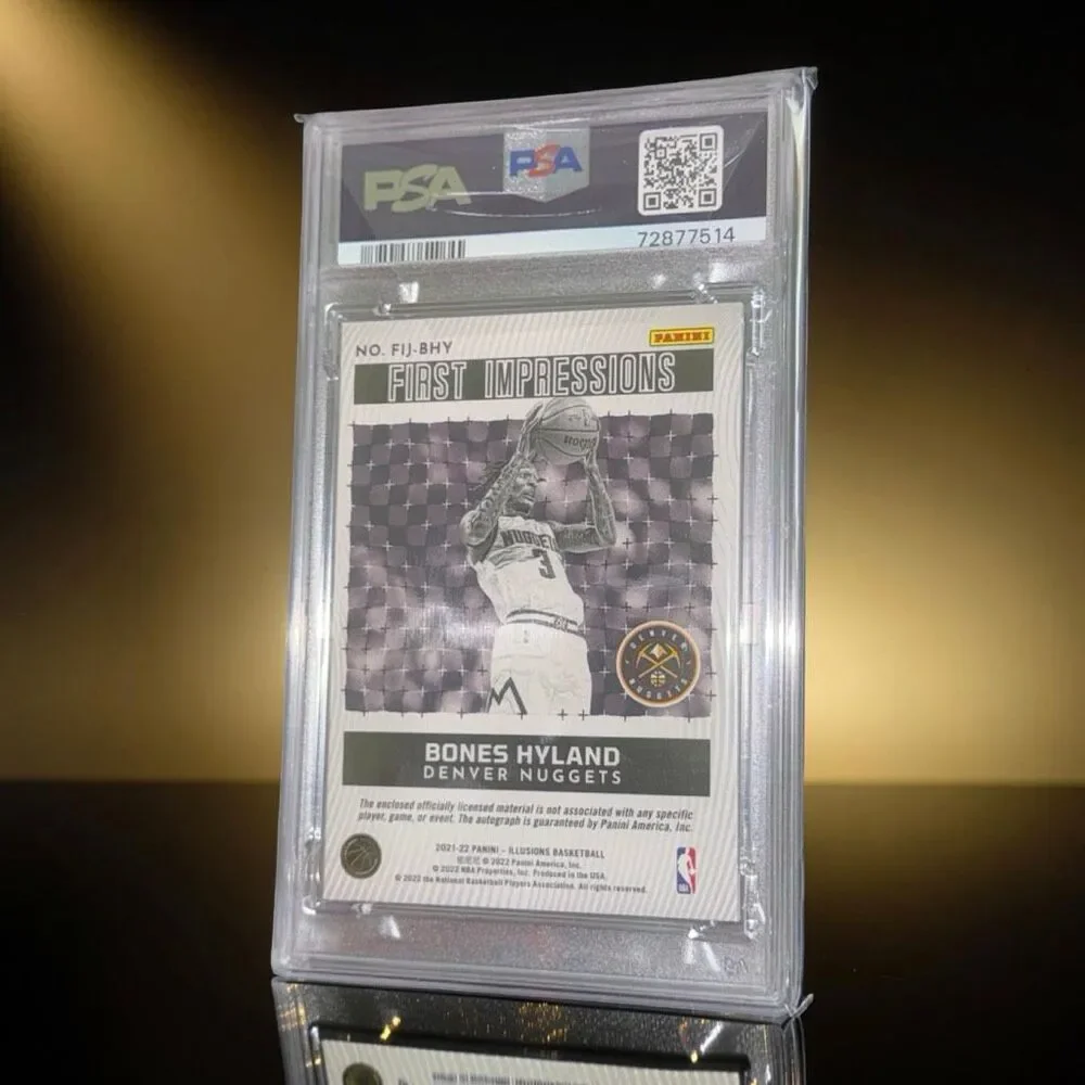 ‘21 ILLUSION BONES HYLAND FIRST IMPRESSION JSY.AU. GEM MT PSA/DNA CERT 72877514